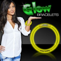 8" Superior Yellow Glow Bracelet